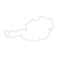 austria map logo vector