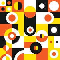 Orange and Yellow Geometric Background vector