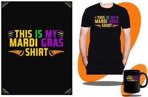 Mardi Gras 2023 and Mardi Gras Party, Flag, Craw, T shirt design or Template. vector