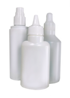 group of white medical and cosmetic bottles png