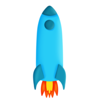 Raketenflug zum Mond png