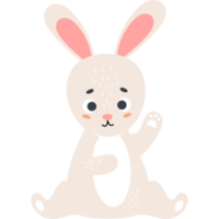 mignon lapin de pâques png