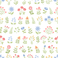 Floral seamless pattern png