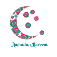 ramadan-hintergrund mit buntem konzept des mondes und der moschee png