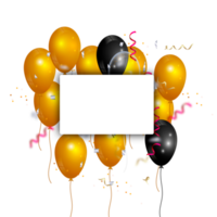 contento nuovo anno desiderio con colore Palloncino e confidenza png