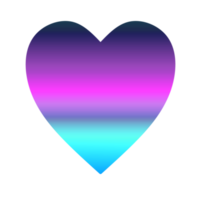 color hjärta ikon png