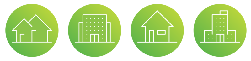 conjunto de iconos de casa y apartamento png