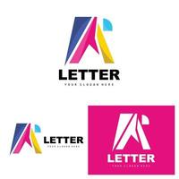 A Letter Logo, Letter Logotype Vector, Product Brand Design, Company Initials, Construction, Education vector