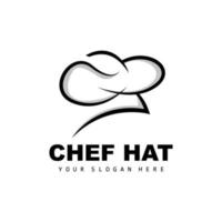 logotipo de sombrero de chef, vector de chef de restaurante, diseño para restaurante, catering, charcutería, panadería