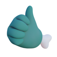 pulgar arriba monstruo halloween png