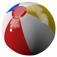 3D-Wasserball ein Sommerkonzept png