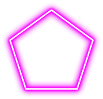 neon lysande form png