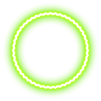 Neon leuchtende Form png