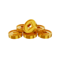 3d render icon chinese new year png