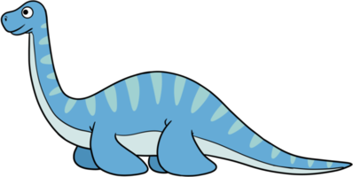 dinosauro cartone animato schema illustrazione colorato png