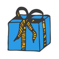 regalo, caja de regalo con lazo vector