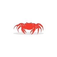 Crab Logo template with white background. Suitable for your design need, logo, illustration, animation, etc. vector