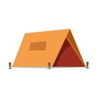 carpa camping icono signo símbolo diseño vector