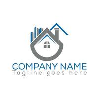 Real estate logo with vector format.