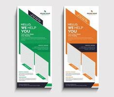 Corporate Rollup Banner Design New 2023 Template vector