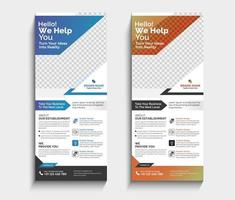 corporate agency business standee x rollup pullup vector