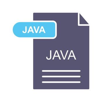 icono de vector de java