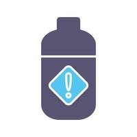 Pesticide Bottle Vector Icon