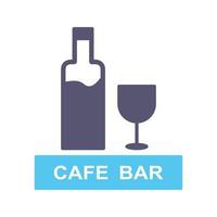 Unique Drinks Cafe Vector Icon