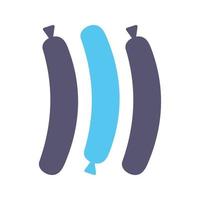 Hot Sausage Vector Icon