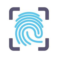 Finger Print Vector Icon