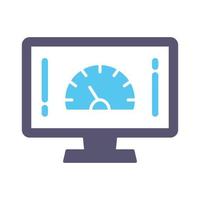 Speed Test Vector Icon