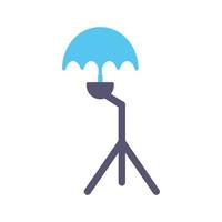 Unique Umbrella Stand Vector Icon