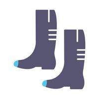 Gardening Boots Vector Icon