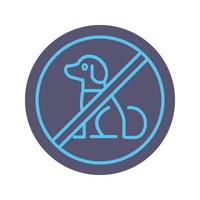 No Pets Vector Icon