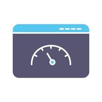 icono de vector de velocidad de página