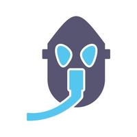 Unique Oxygen Mask Vector Icon