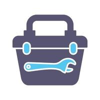 icono de vector de caja de herramientas