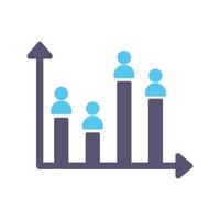 Candidate Graph Vector Icon