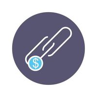 Unique Link Sales Vector Icon