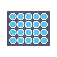 Colored Palette Vector Icon