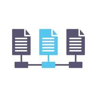 Network Files Vector Icon