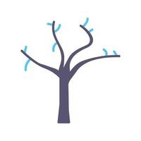 Tree with no Leaves Vector Icon