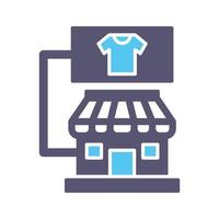 icono de vector de tienda