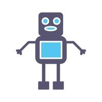 Unique Robot Vector Icon