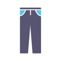 icono de vector de pantalones