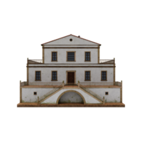 3d villa isolated png