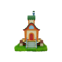 Stylized cartoon home png