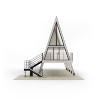 casa 3d um estilo png