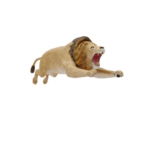 3D-Löwe isoliert png