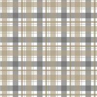 Tartan seamless pattern Plaid vector with pastel brown and white for print wallpaper textile for checkered background checkered tablecloth.